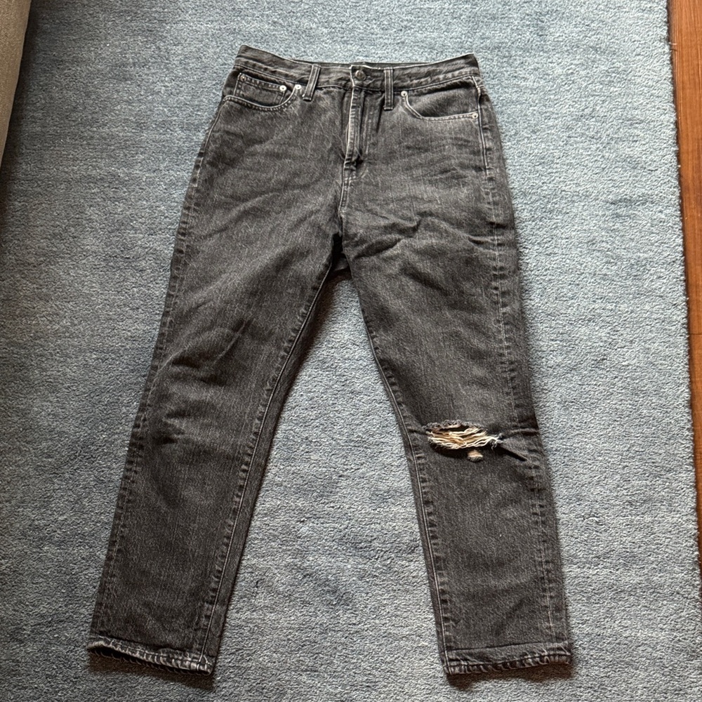 Madewell Women’s Perfect Vintage Jean in Distressed Black